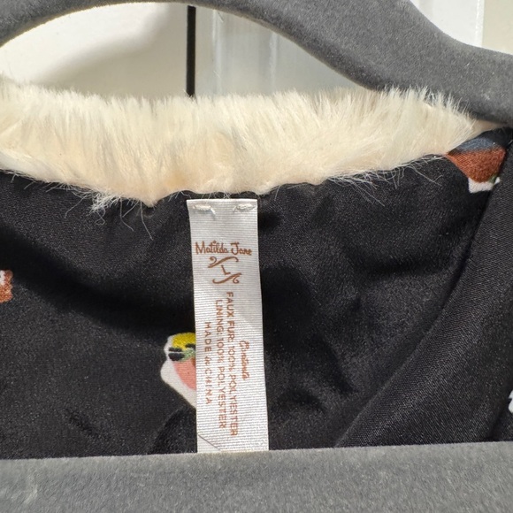Matilda Jane Snow Way Faux Fur Reversible Vest Size Large (Womens) NWOT - Picture 4 of 5